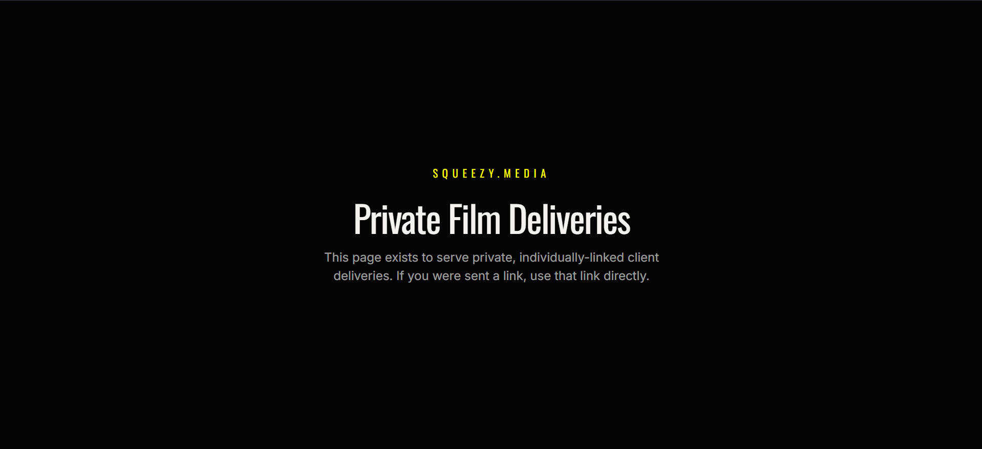 SqueezyMedia Film Delivery